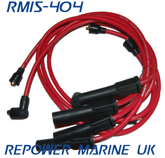 MARINE IGNITION WIRE Set, Volvo Penta AQ Series 4 Cyl, rep 875571