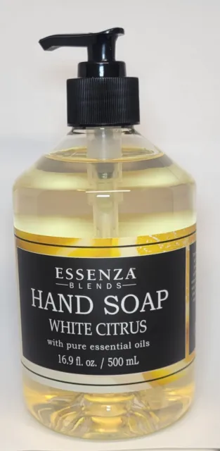 ESSENZA BLENDS HAND SOAP WHITE CITRUS with pure essential oils (PACK of 3)