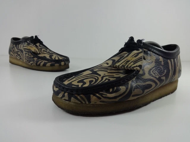 SCARPE CLARKS WU Wear Wallabees taglia 7 UK edizione limitata blu e crema WU TANG EUR 150 49 PicClick IT