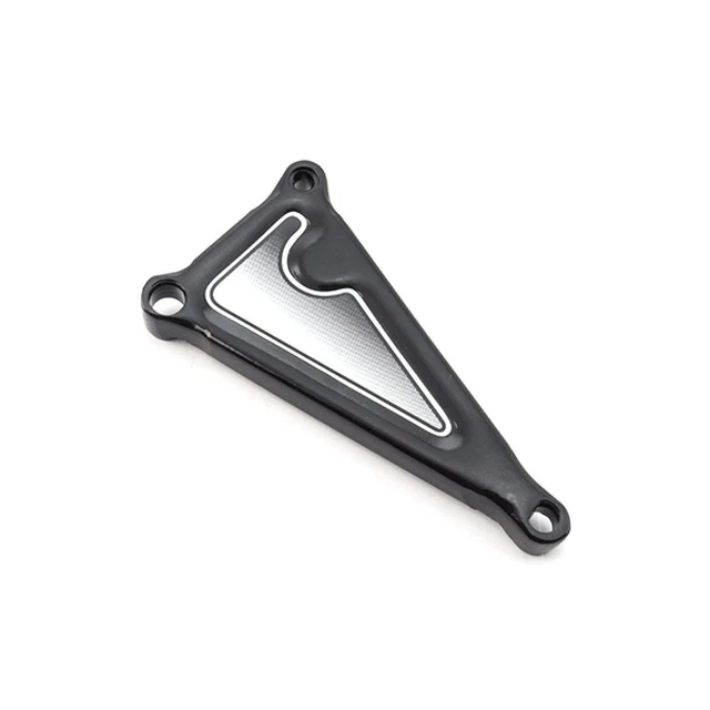 Pedalino cambio Kuryakyn Phantom gomma nera, cromato