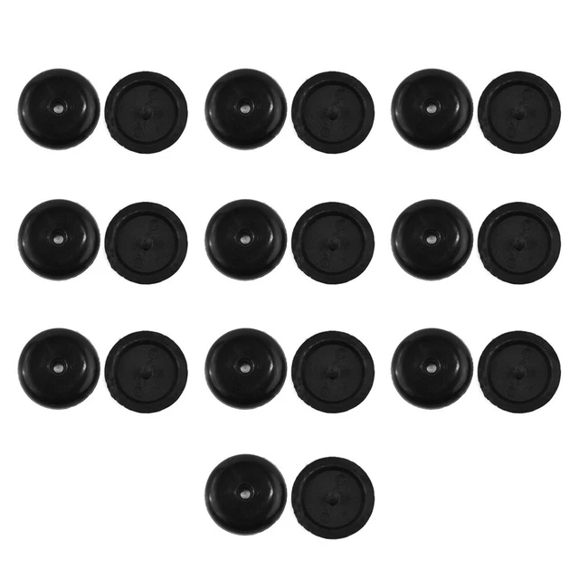 10Pairs Sedile Cintura Pulsante Cinghia Stop - Universale Stopper Set Nero
