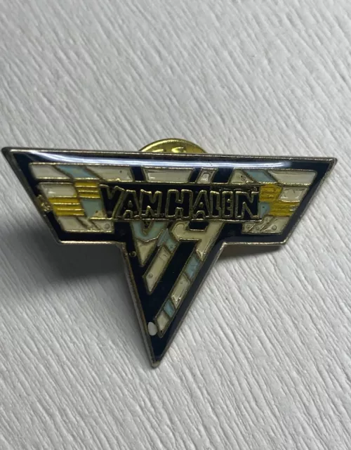 Vintage Music Pin 80’s Blue VAN HALEN