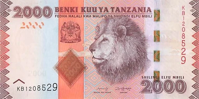Tanzania 2000 Shillings 2010 UNC