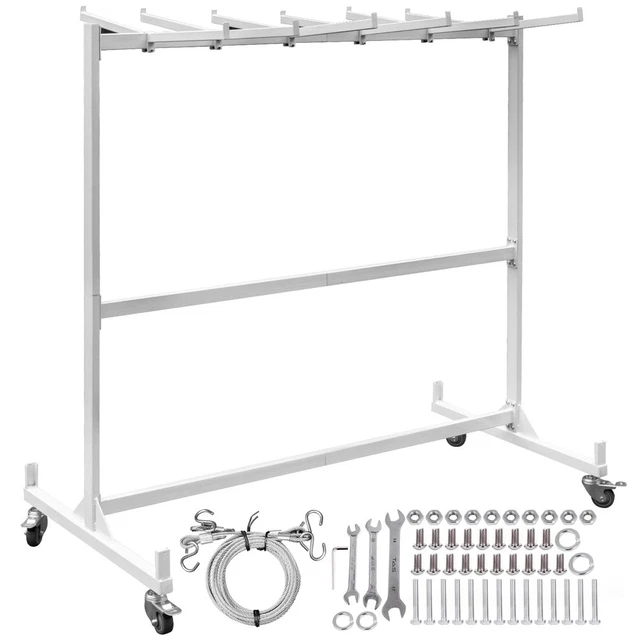 Folding Chair Cart 750Lbs Capacity Folding Chair Rack 42 Chairs and 12 Tables