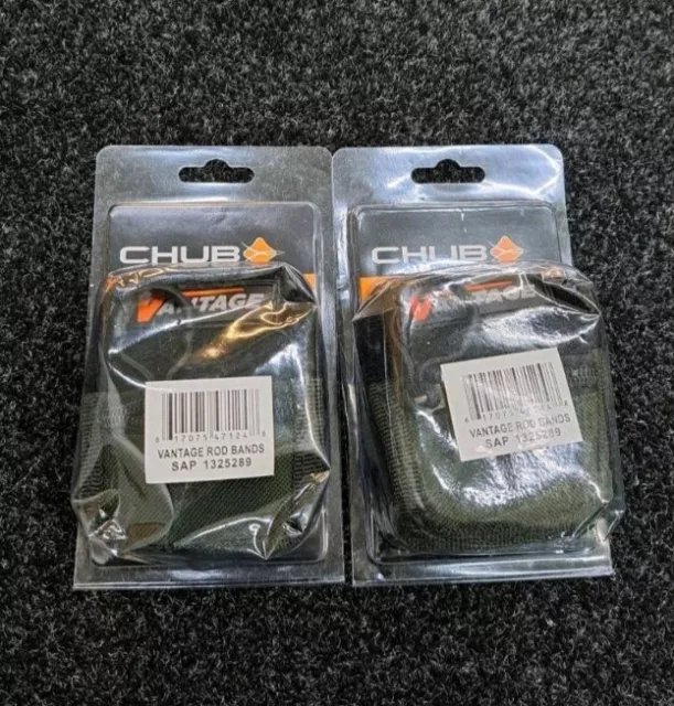 2× Chub Vantage Rod Bands - Set aus 2 Rutenbändern - NEU TOP Carp Karpfenfischen