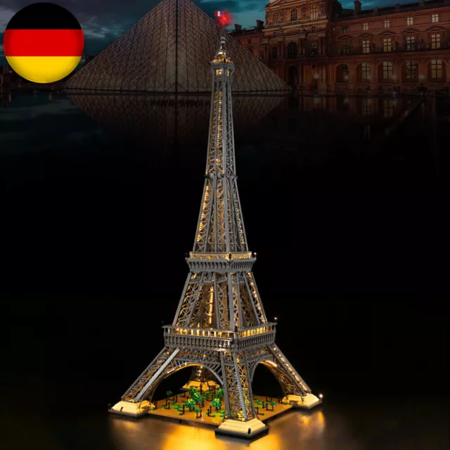 LocoLee LED Licht Kit für Lego 10307 Eiffel Tower Light Set Classic Version