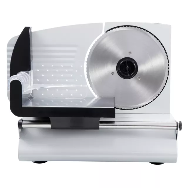 Meat Slicer Electric Deli Food Slicer 7.5" Stainless Steel Blade Adjustable 150W