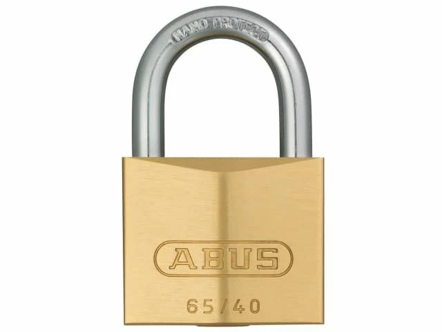 ABUS Mechanical - Cadenas en laiton de 65 / 40mm à clé identique 404