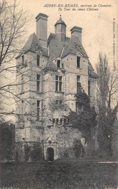 CPA AUBRY-EN-EXMES, environs de Chambois La Tour du vieux Château (144004)