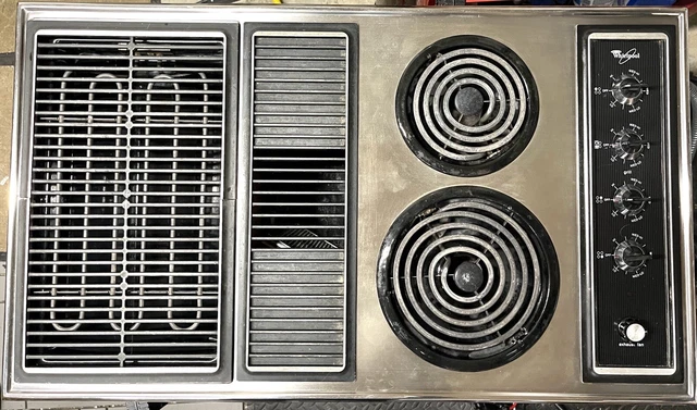 Whirlpool Jenn Air 36" Stainless downdraft electric cooktop  FREE Shipping