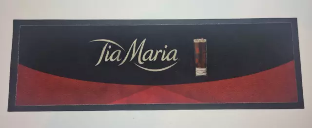 Tia Maria Pub Mat Bar Runner Rubber Backed 59.5 x 19cm