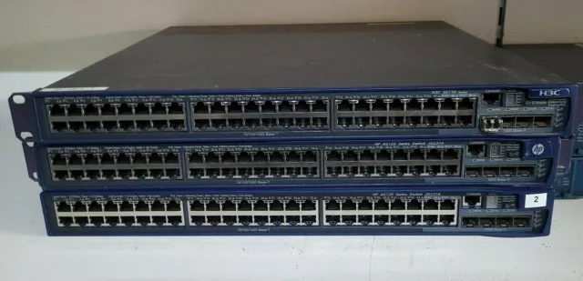 Switch Hp 48 Ports H3C-S5120-52C-Pwr-Ei / A5120-48G-Poe-Ei 48Ge + 4 Sfp Poe