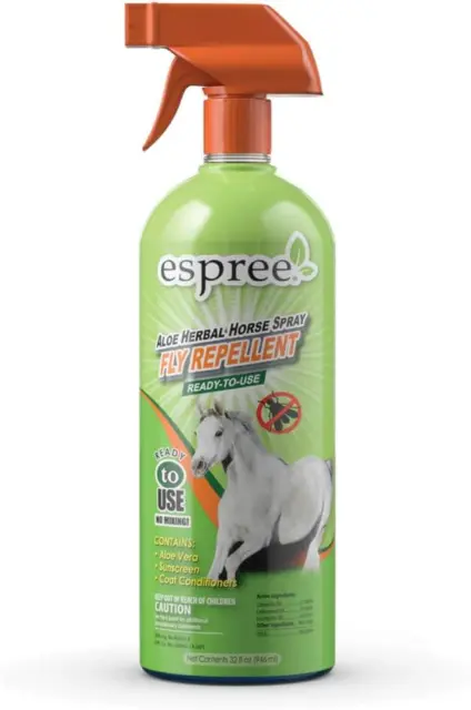 Espree Aloe Herbal Horse Spray | Fly Repellent with Aloe, Sunscreen, and Coat...