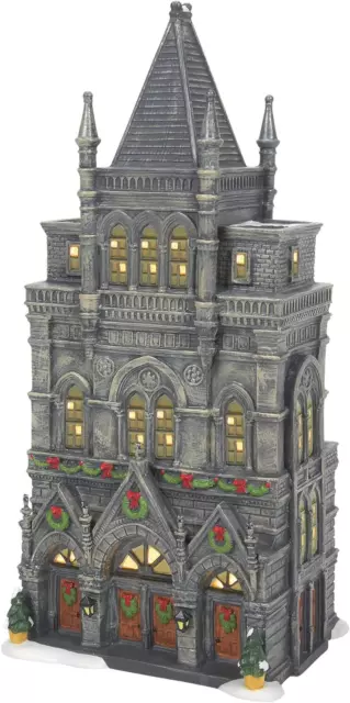 Dickens Village St. James Concert Hall Lit Building, 11.42 Inch, Multicolor