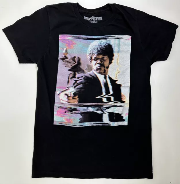 Pulp Fiction T-Shirt Adult S Tight Black Jules Samuel Jackson Tarantino Movie