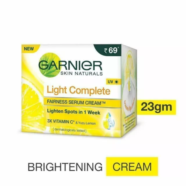 Garnier Skin Naturals Light Complete Serum Cream, 23g UV enriched with yuzu lemo