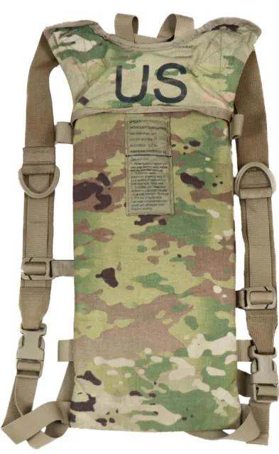 US Army OCP Multicam Molle II Hydration System Carrier Water Backpack No Bladder 3