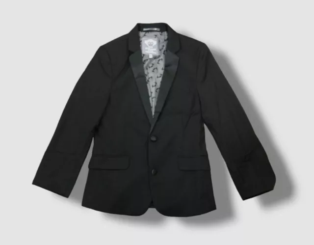 $121 Appaman Kids Boys' Black Tuxedo Suit Jacket Size 4T