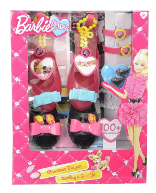 Barbie & and Me Glamtastic Designer - Jewellery & Shoe Set - 1680587 - New 2