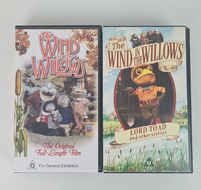 THE WIND IN the Willows EMI Stop Motion Animation VHS Movie + Lord Toad ...