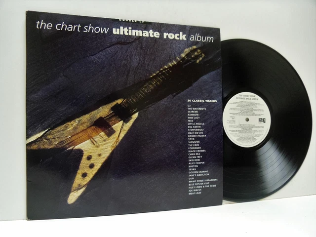 THE CHART SHOW ULTIMATE ROCK ALBUM Various DOUBLE LP EX EX AHLLP9 