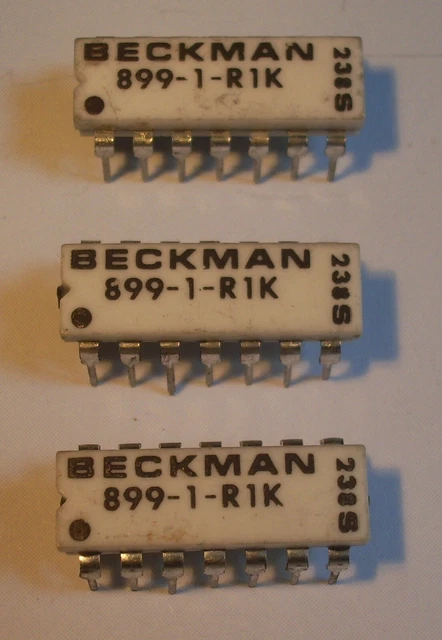 Résistances 1k 1 Watt - Lot De 6 Pièces - Neuf - Fabriqué En France