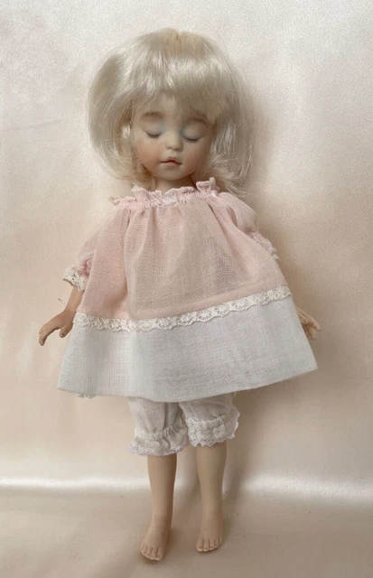 8" Pearl Painted By Dianna Effner-All Porcelain-2009