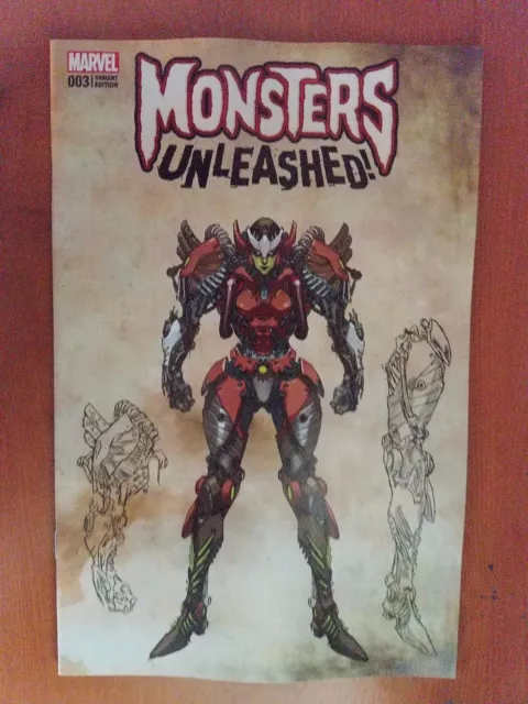 Marvel Monsters Unleashed, Vol. 2 # 3 (1st Print) Yu Variant