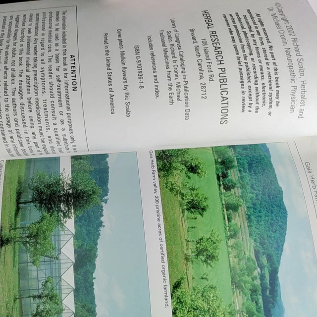 Traditional Medicines from the Earth, Mass PB, good cond., Read Cond. 3