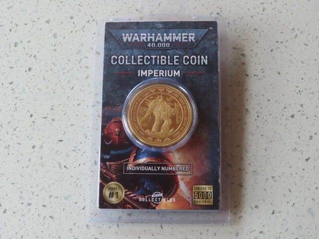 GAMES WORKSHOP WARHAMMER 40,000 Imperium Limited Edition Coin 40k WH40K ...