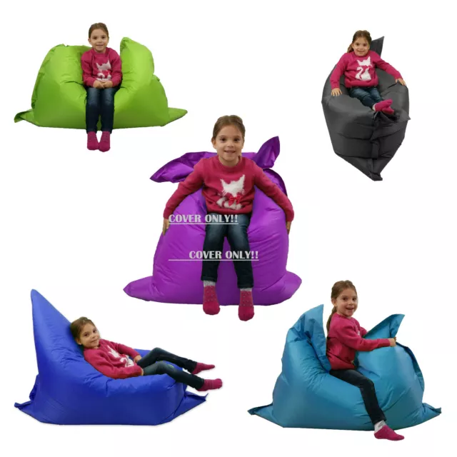 Large Kids Bean Bag COVER ONLY indoor/Outdoor Beanbag Childrens Waterproof Chair