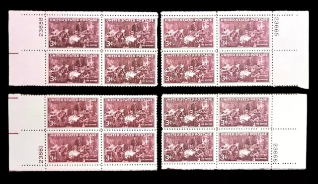 1947 Choice of Plate Blocks 949! Mint MNH US Stamps! The Doctors! Physicians