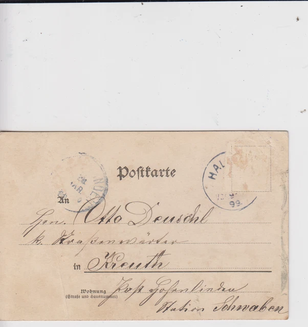 AK  Söchtenau Oberbayern Kr. Rosenheim - 2 Motive Teilansicht mit Kirche 1899 2