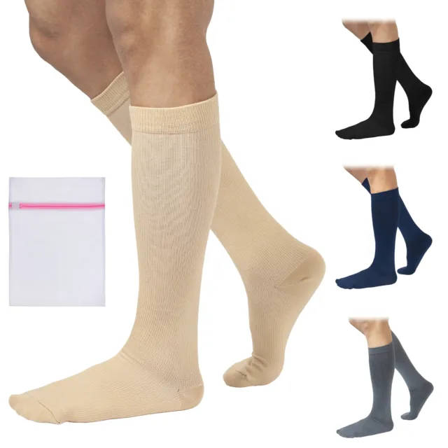 Flight Travel Socks Compression Anti Swelling Fatigue DVT Support Stocking
