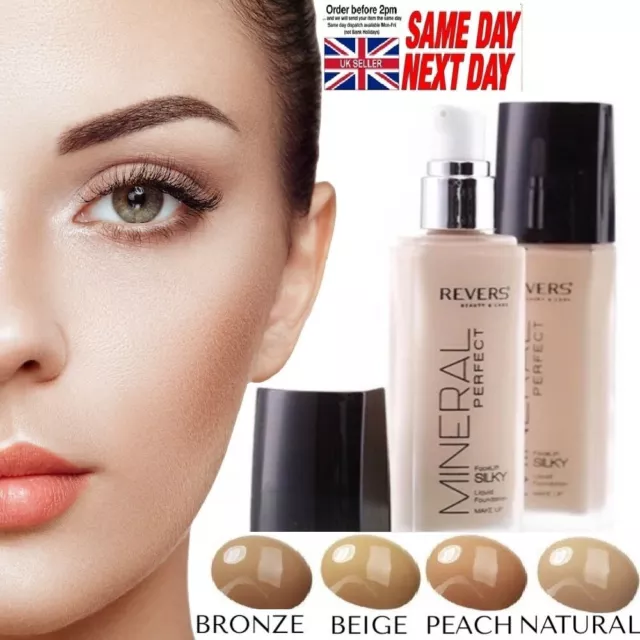 MINERAL PERFECT Face Lift Silky Liquid Long-Lasting Radiant Foundation 40 ml UK