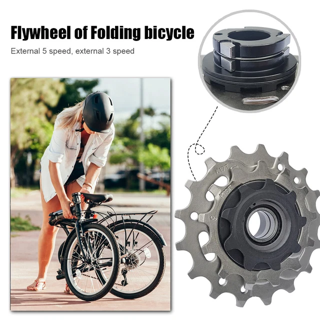 FOLDING BIKE FREEWHEEL Practical Freewheel with Bearing Freehub Body