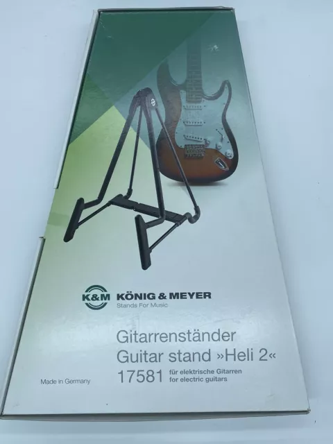 König & Meyer | 17581 E-guitar stand »Heli 2« | Black | Electric Guitar | BNIB