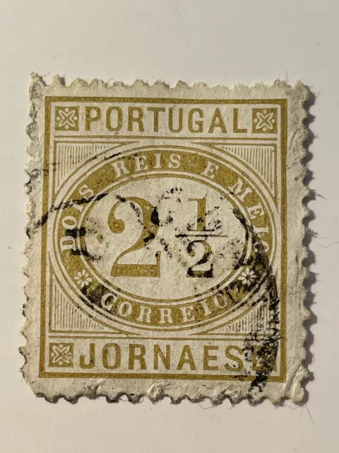 alte Briefmarke Portugal gestempelt