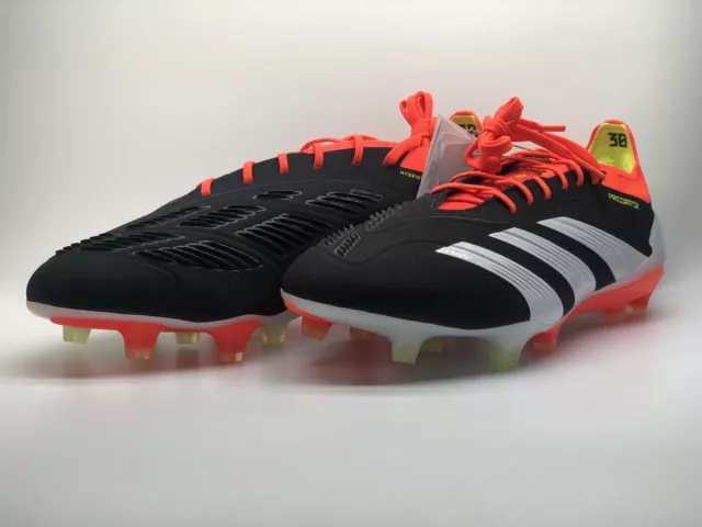 Adidas Predator Elite FG IE1802 schwarz weiß rot Nocken Fußballschuhe Gratis ID