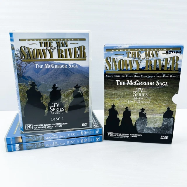 THE MAN FROM Snowy River: The McGregor Saga - Series 1 (DVD, 1993) TV