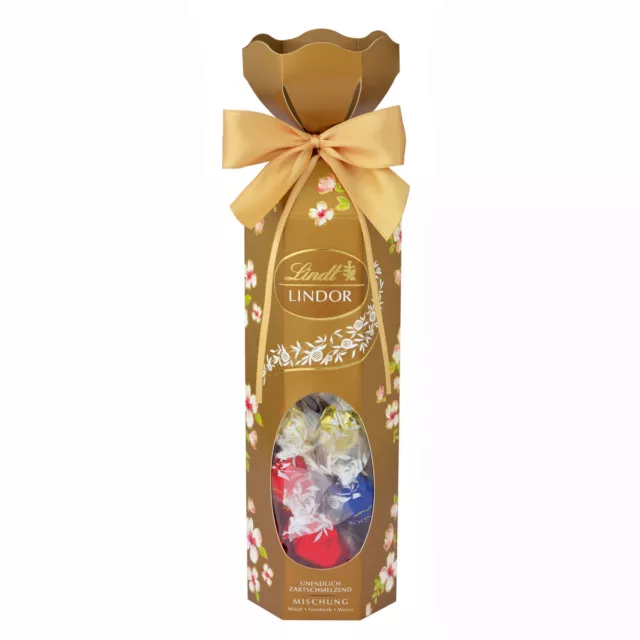 Lindt Lindor Pâques Fleurs Tube Mélange Avec Schokoladeneiern