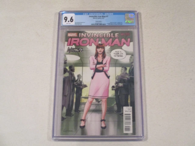 Invincible Iron Man 7 Cgc 9.6 White Pages 1St Riri Williams Women Of Power Varia