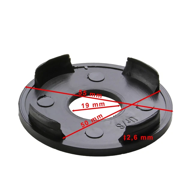 Tappo Mozzo VW Originale | 65mm, Nero/Cromo - Per Cerchi In Lega Amarok, Golf, Passat, Tiguan - Foto 12