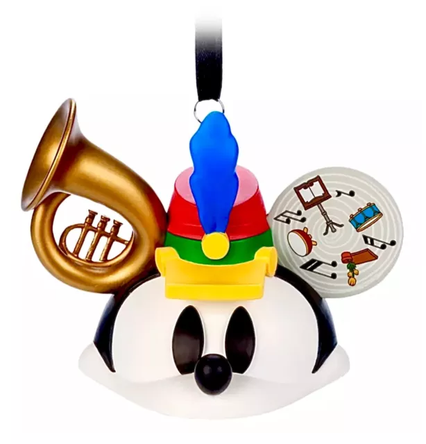 2024 Disney Mickey Mouse The Band Concert Sketchbook Ear Hat Christmas Ornament