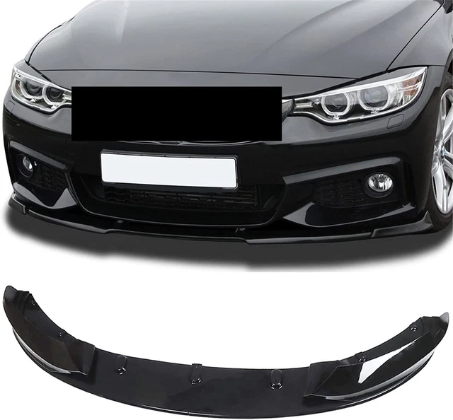 Spoiler Avant Aileron Pour BMW E90/E91 (2005-2008) - Noir Brillant, Neuf, Pièce Générique