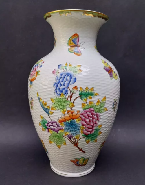 Große Herend Porzellan Vase gemarkt  32 cm