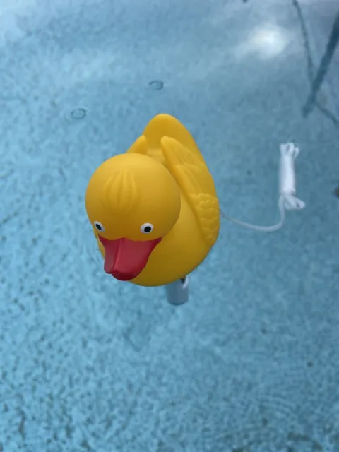 Floating Duck Swimming Pool Spa Hot Tub Thermometer Yellow