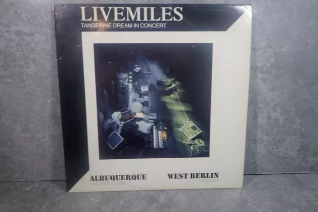 Livemiles Tangerine Dream In Concert Vinyl 12 Inch Record LP Album Music Audio