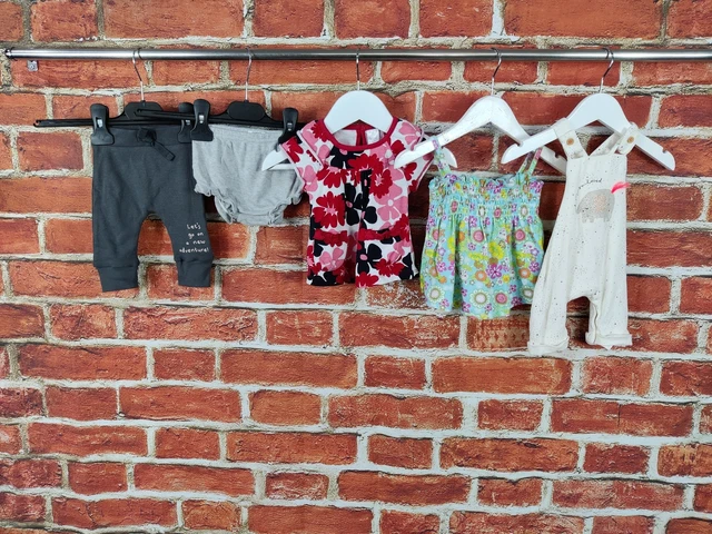 Baby Girls Bundle Age Newborn 1 Month Next Disney Etc Leggings Romper Tops 56Cm