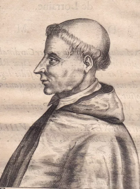 Portrait XVIIe Francisco Jiménez de Cisneros Cardinal  Réformateur  1644 2